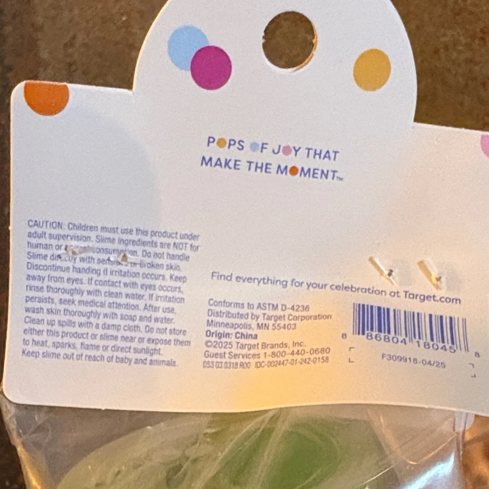 Spritz Googly Eye Slime Party Packs - Green & Orange